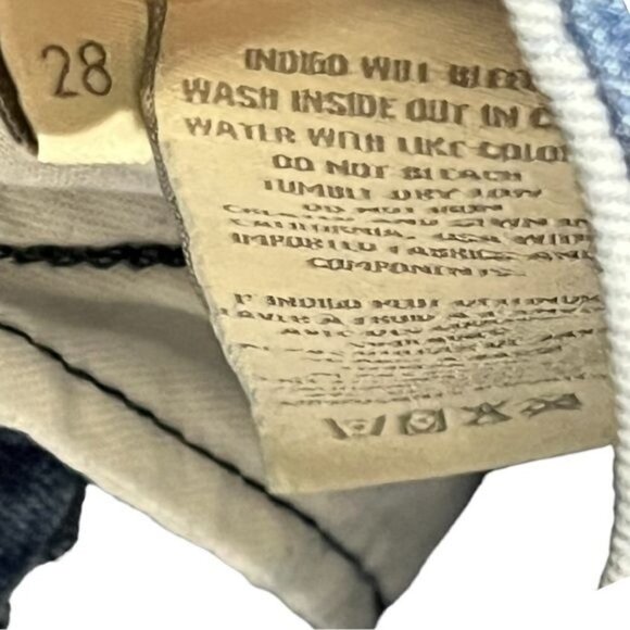 J Brand Blue Selena Cropped Flare Jeans Size 28 - Picture 9 of 12